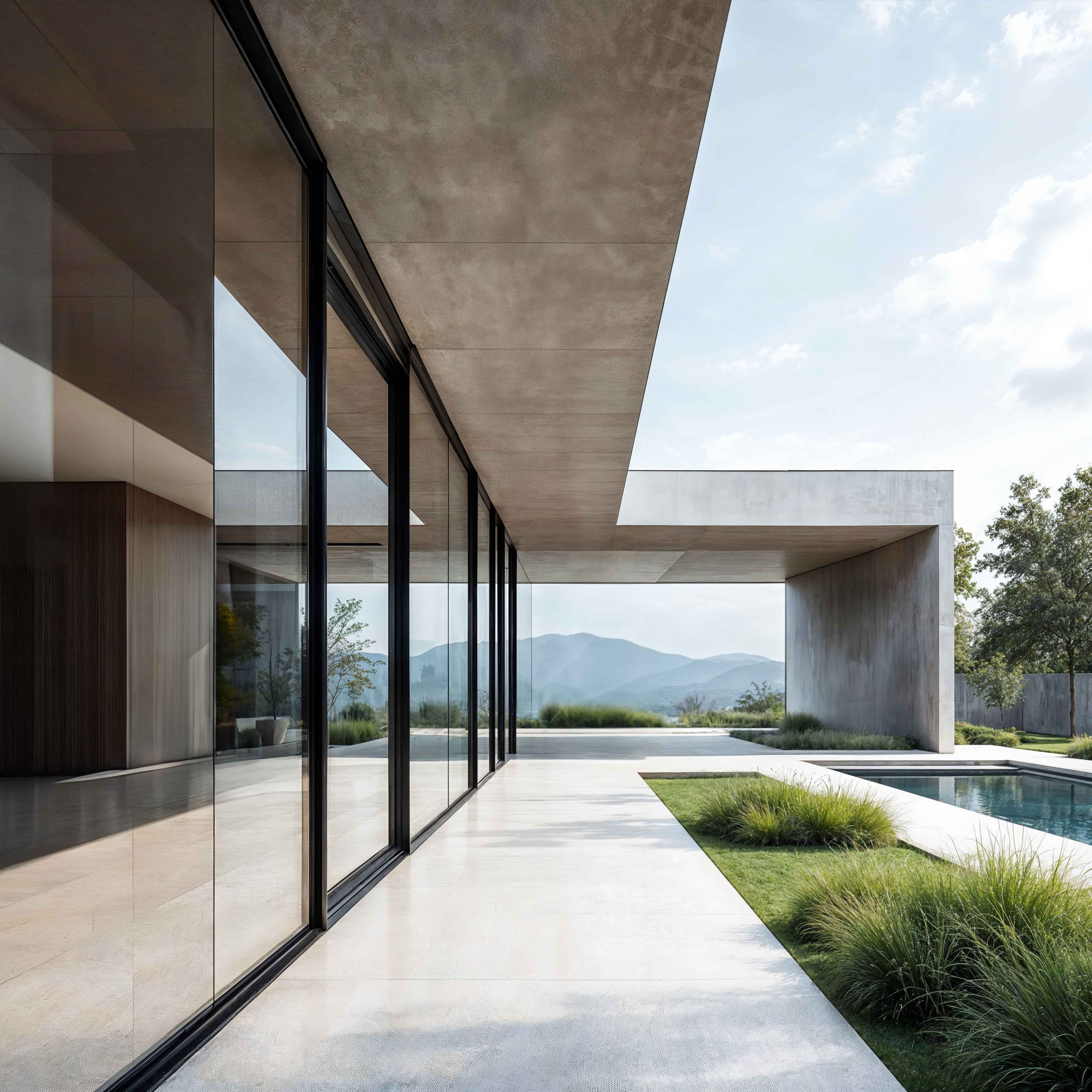 مشروع تكسية واجهة معدنية على فيلا سكنية في الخبر — ألوكا للألمنيوم